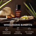 Gya Labs Lemongrass Essential Oil - 0.34 Fl Oz - for Hair, Skin, Diffuser, Aromatherapy & DIY Candle Making Scent