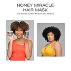 tgin Honey Miracle Hair Mask for Natural, Dry, Curly Type 3c and 4c Hair - 12 oz - Deep Conditioner