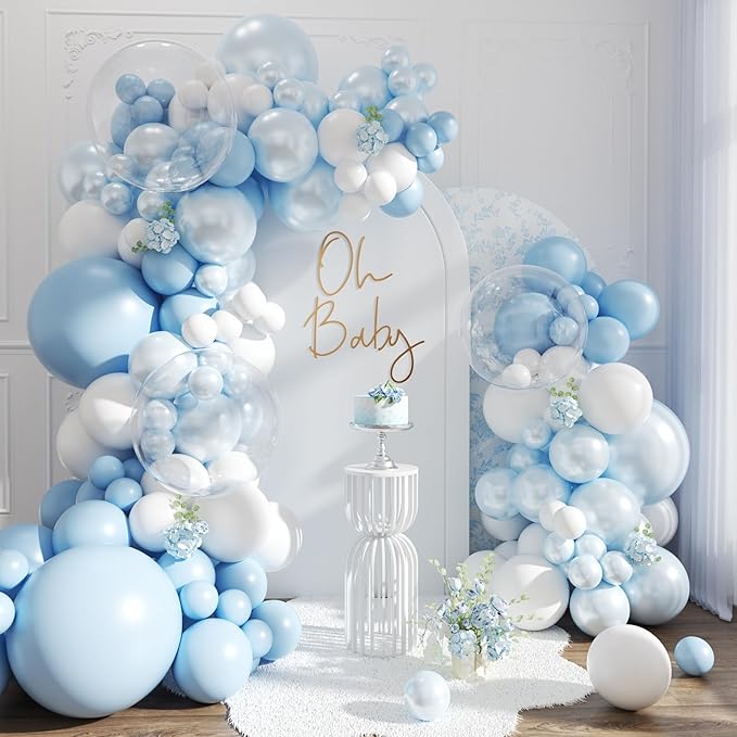 CROSSFINGERS Blue Balloon Arch Kit by CROSSFINGERS