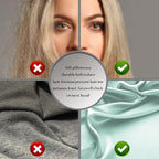 Silk Body Pillowcase Mulberry Silk Pillow Cases with Zipper Soft Breathable Smooth Cooling 20x54 inches Pillowcase for Sleep (Sage Green,20"X 54",1Pcs)