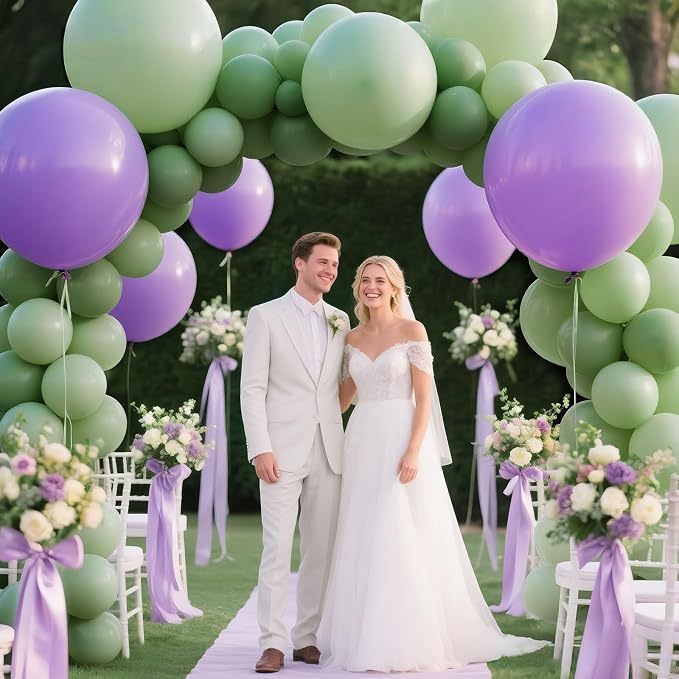Sage Green Balloon Arch Kit 111Pcs 18 12 5 Inch Latex Party Balloons Garland - Image 8
