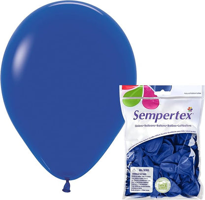 Sempertex Round Fashion Royal Blue Balloons, 11 Inch, Graduation, Baby Shower by Sempertex