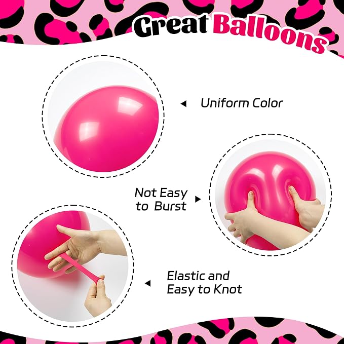Pink and Black Balloons - Image 3