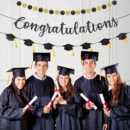 Pre-Strung Congratulations Banner Set, Retirement, Engagement Party, Ready to - Image 2