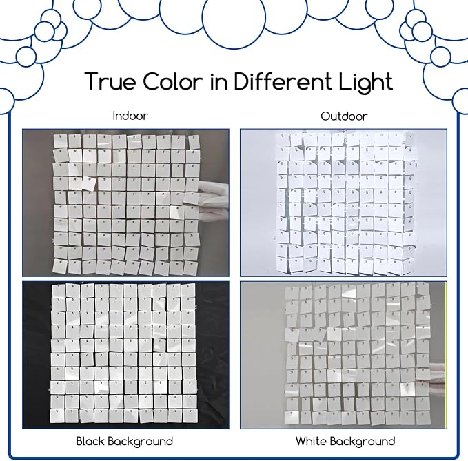 COKAOBE LiteGrid Series Shimmer Wall Backdrop - Image 4