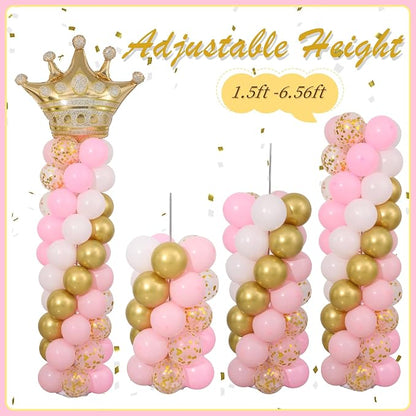 Princess Party Balloon Column Stand Kit 2 Sets - Image 6