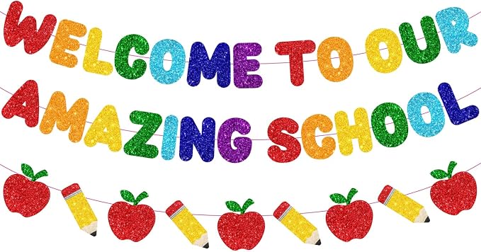 Welcome To School Banner, Welcome Sign by Bezkega