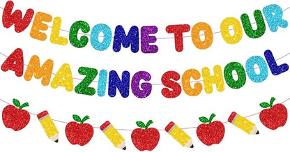 Welcome To School Banner, Welcome Sign by Bezkega