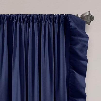 Lush Decor Reyna Ruffle Window Curtain Panel Set, Living room, or Dining Room - Image 2