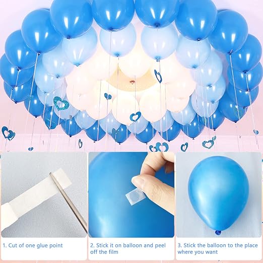 HANWER 600 PCS Glue Points Double Sided, Balloon Glue Removable Point Sticker - Image 4