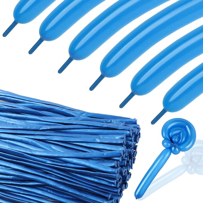 260 Balloons - Pearl Dark Blue Long Balloons by KEXINGTUO