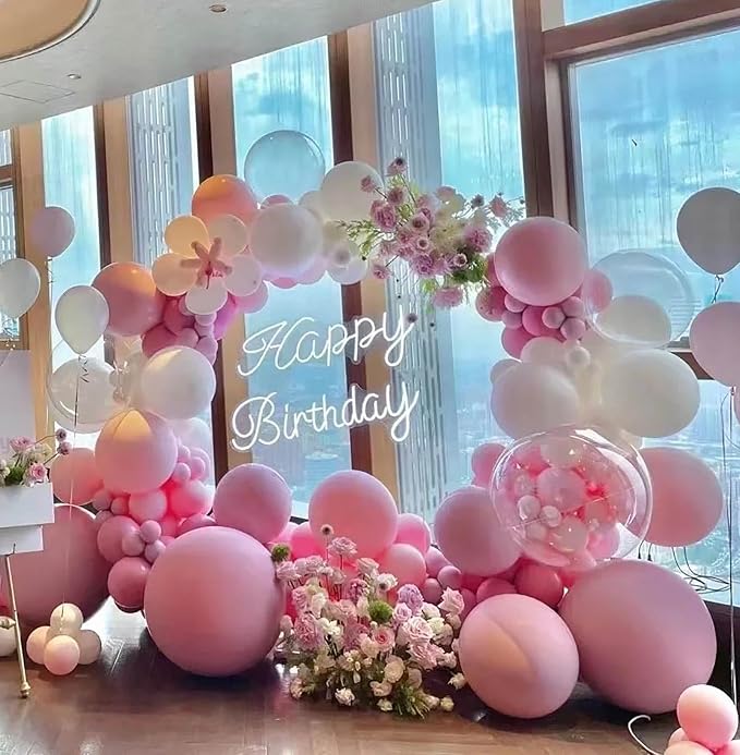 12 Inch Dark Pink Balloons, Baby Shower, Graduate Party Decorations - Image 6