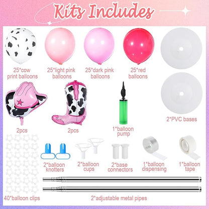 Gejoy 2 Sets Cowgirl Balloon Column Kit - Image 2