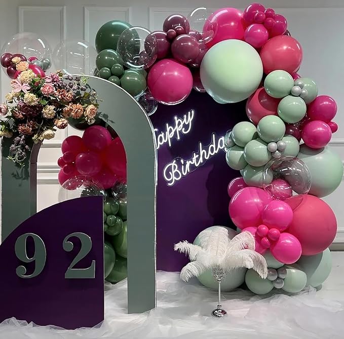10 Inch Hot Pink Balloons - Image 6
