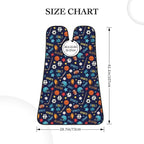 No-Slip Shaving Bib, Beard Grooming Apron with Strong Suction Cups, Ice Hockey Ball Soccer Basketball Baseball Football Sport