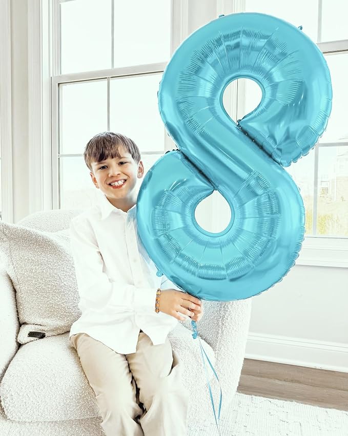 Pastel Blue 1 Balloon - Image 4