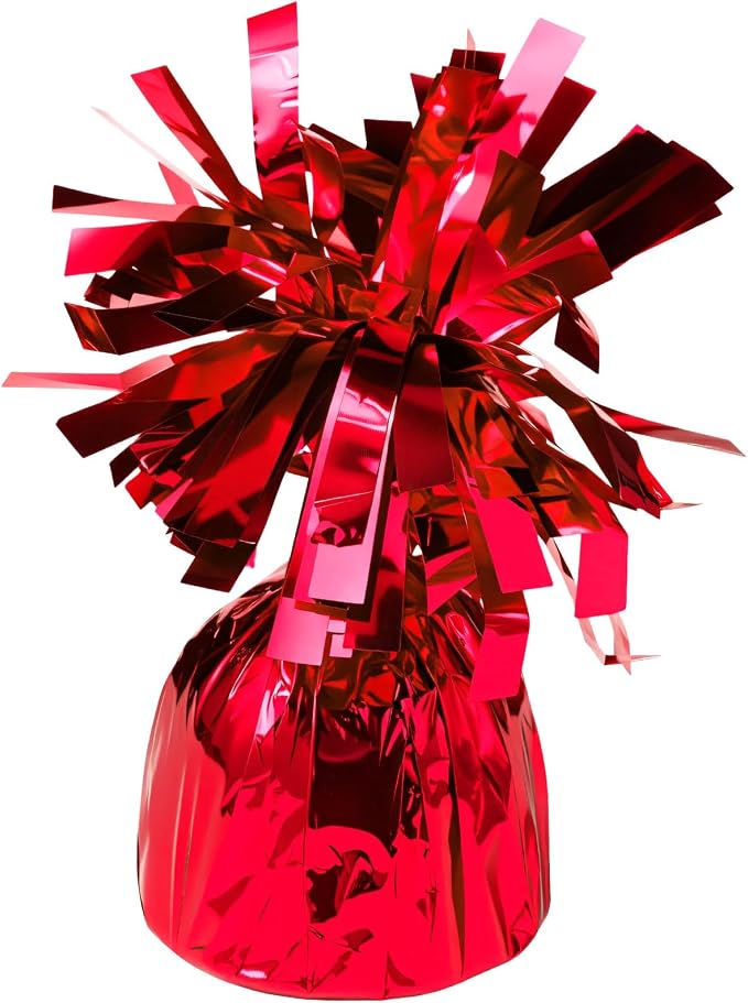 Balloon Weights Red Metallic Anchor Balloon Holder by Unknown