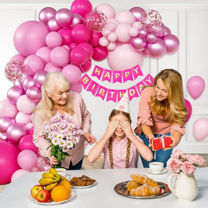 147pcs Pink Balloon Garland Arch Kit - Image 6
