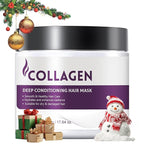 Collagen Deep Conditioning Hair Mask Protein Hydrating & Repair Treatment for Dry Damaged Hair, Restores Smoothness Shine, Hair Mask for Growth, Frizz Control & Bleached Hair Repair, 500g