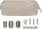 Leudes Hair Tools Travel Bag for Shark Flexstyle Carrying Case Portable Shark Hair Air Wrap Dryer Case Waterproof Dustproof Flat Curling Iron Travel Organizer (Camel)