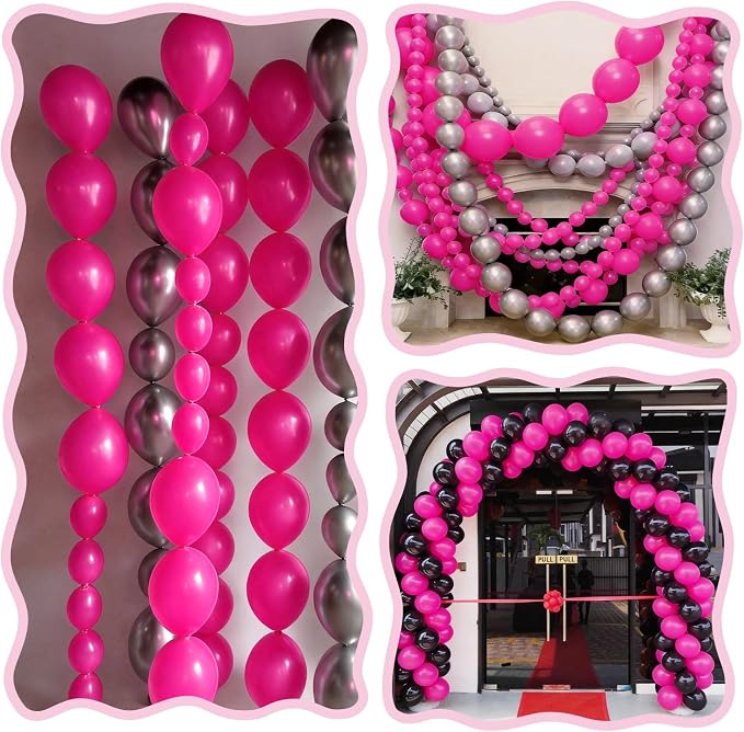 Hot Pink Link Balloons - Image 5