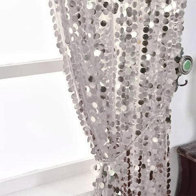 HH 9x8FT Big Shimmer Sequin Fabric Curtains, Photography Backdrop Panels - Image 5