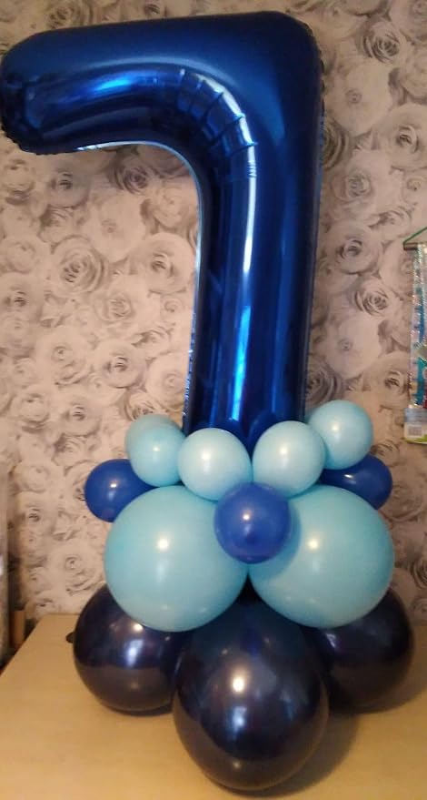 Night Blue Number 5 Balloon 40 Inch - Image 3