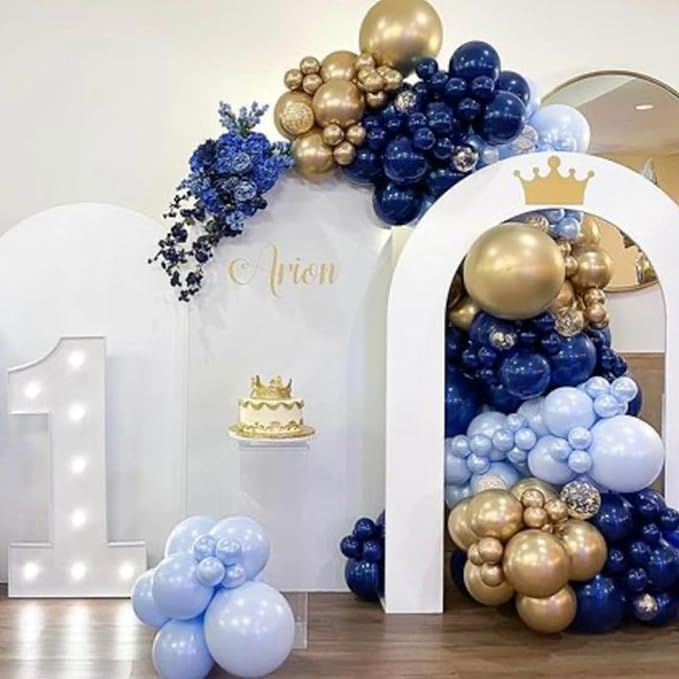 Blue and Gold Balloons - Image 5