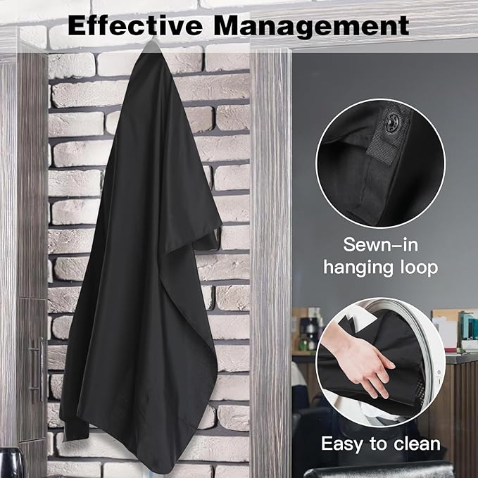 Professional Salon Barber Cape for Men/Women - Hairdressing Waterproof Hair Cutting Cape with Adjustable Snap Closure,Salon Equipment for Hair Stylist and Home Use,cutting capes for hairstylist