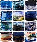 Headband Neck Gaiter Head Wrap Headwear Face Mask Magic Scarf Bandana for Men and Women