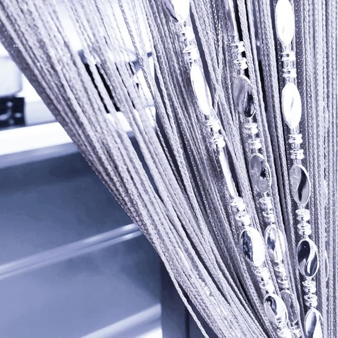 ave split 100cmX200cm Decorative Door String Curtain Beads Wall Panel Fringe by avesplit
