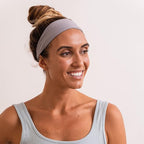 FROG SAC Sport Headbands for Girls, Adjustable Non Slip Athletic Sports Hair Bands for Women, Teen Girl Black Gray White Stretch Elastic Workout Mesh Headband for Yoga Running Exercise Soccer