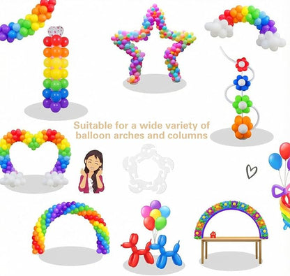 Mabor 50PCS Balloon Arch Clips, Reusable ABS Multi-Clips - Image 6