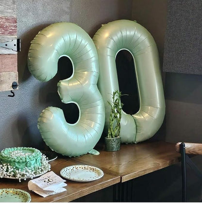 Oliver Green Number 3 Balloon 40 Inch - Image 7