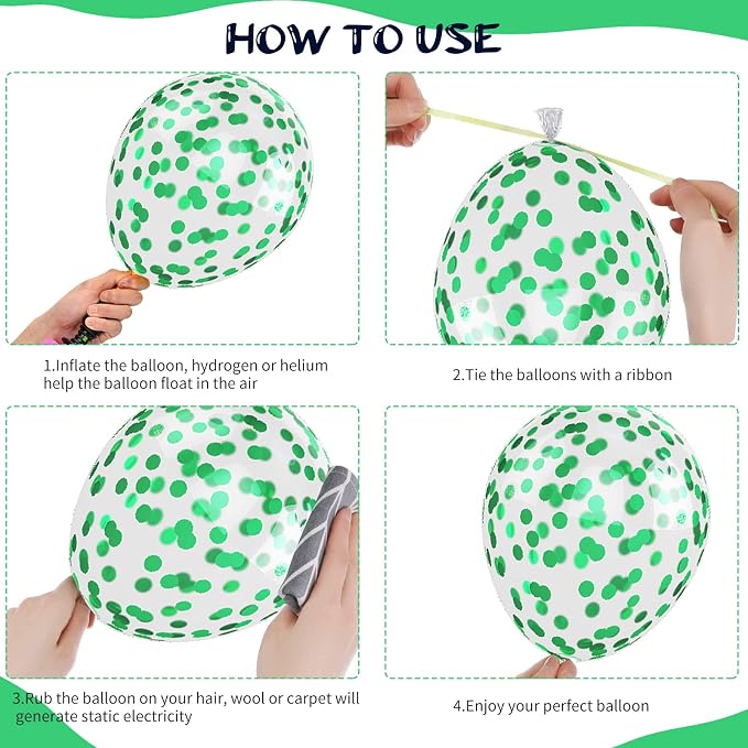Green and Black Balloons - Image 3