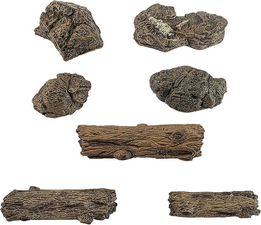 Warmtree Artificial Tree Stump Mini Garden Figurines Stumps Ornaments Miniature by Warmtree