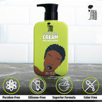 Pardon My Fro Curl Enhancing Cream - Long Lasting Nourishing Cream for Defined, Bouncy Curls - 12 fl oz