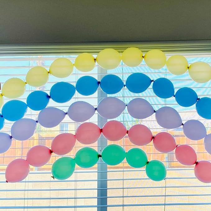 Pastel Rainbow Linking Balloons - Image 8