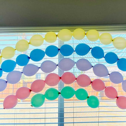 Pastel Rainbow Linking Balloons - Image 8