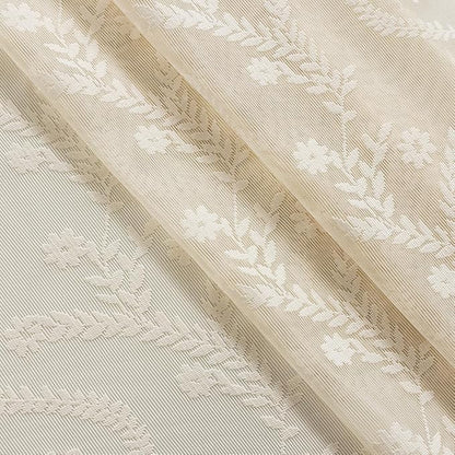WAZZIO Boho Lace Curtains 2 Panels 102 Inches -Cute Vintage Victorian Sheer - Image 9