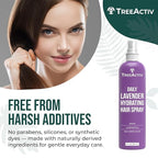 Nourishing Hair Growth Spray for Men and Women Hair Thickening Spray with Biotin Lavender Oil & Silk Amino Acids Lightweight Daily Leave-In Formula for Fuller Softer Hair, 8 fl oz
