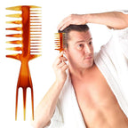 Tbestmax 2 Pcs Hair Comb Styling Set Tail Combs Afro Pick Pik Brushes African American Hair Brush Barber