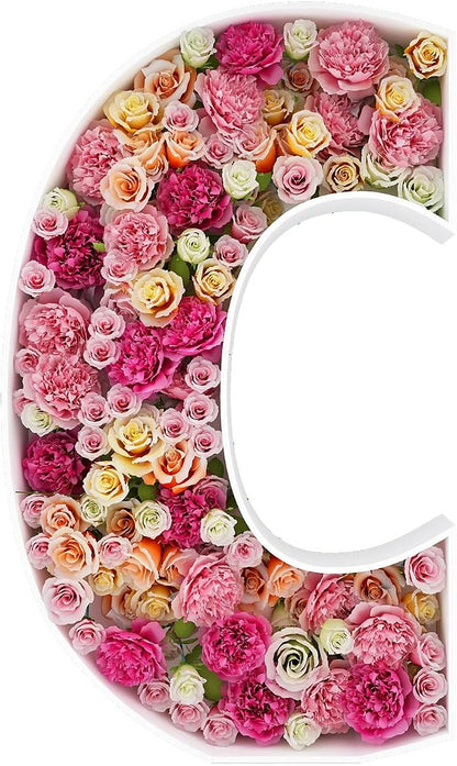 2FT Letter C Mosaic Balloon Frame Letter DIY Fillable Letters Kit by JW+Passion+-+Premium+Quality%2C+Made+With+Passion