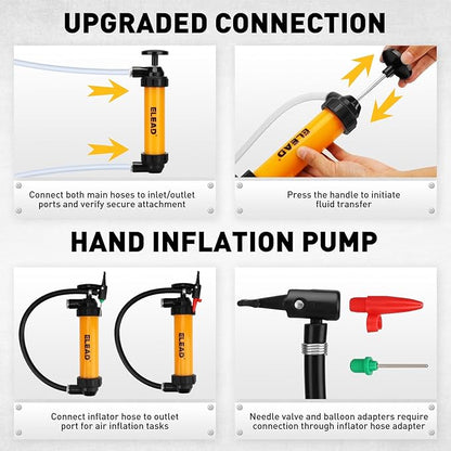 Gas Siphon Pump for Gasoline, Hand Siphon Pump, Gas Siphon Tool - Image 6