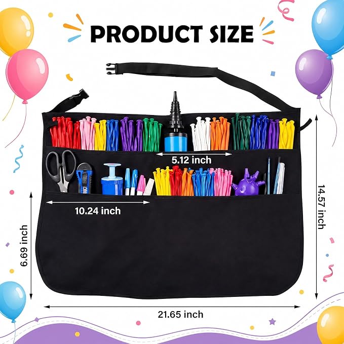 Cuffbow Multi Pocket Balloon Organizer Bag, Balloon Organizer Belt - Image 2
