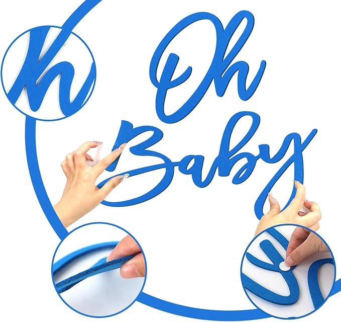 'Oh Baby' Sign for Backdrop - Image 4