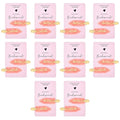 20PCS Bridesmaid Hair Clips - No Bend, Creaseless Pink Hair Accessories for Bride, Women & Girls (20Pcs/10Cards)