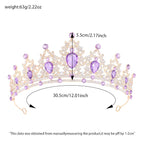 Princess Tiara and Crown for Women Wedding Tiaras for Bridal Tiaras and Crystal Crowns Rhinestone Headband Metal Hair Accessories for Costume Birthday Party Prom Gifts