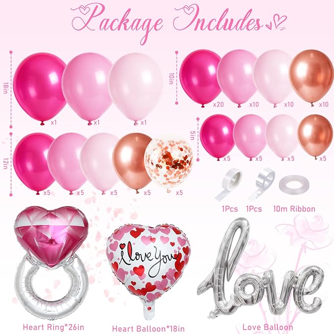 Valentines Day Balloon Arch Kit - Image 2