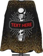 Custom Barber Cape for Men Personalized Professional Hair Cutting Cape with Text for Home Salon Barbershop
